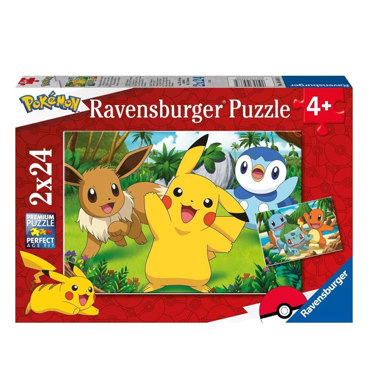 56682 Pokemon 2x24 Parça Ravensburger Puzzle