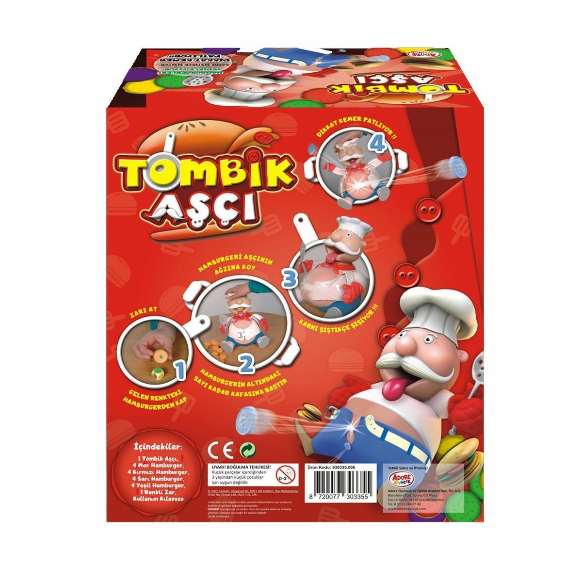 930335 Tomy Tombik Aşçı 6-99 Yaş