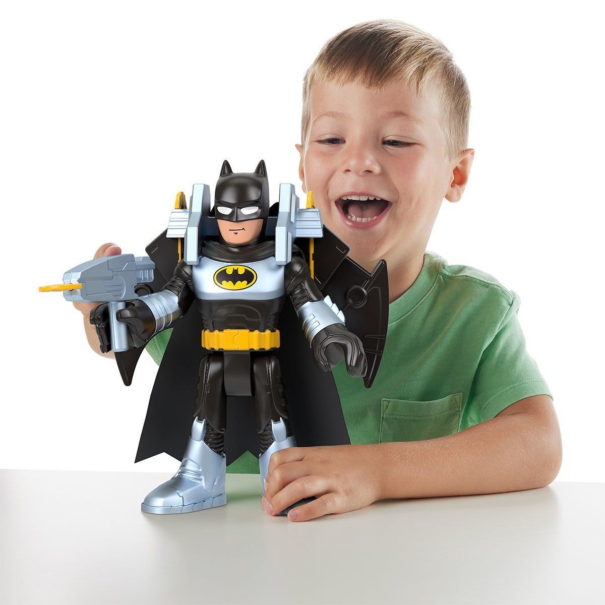 Hvy12 Imaginext Dc Super Friends Batglider Ve Batman