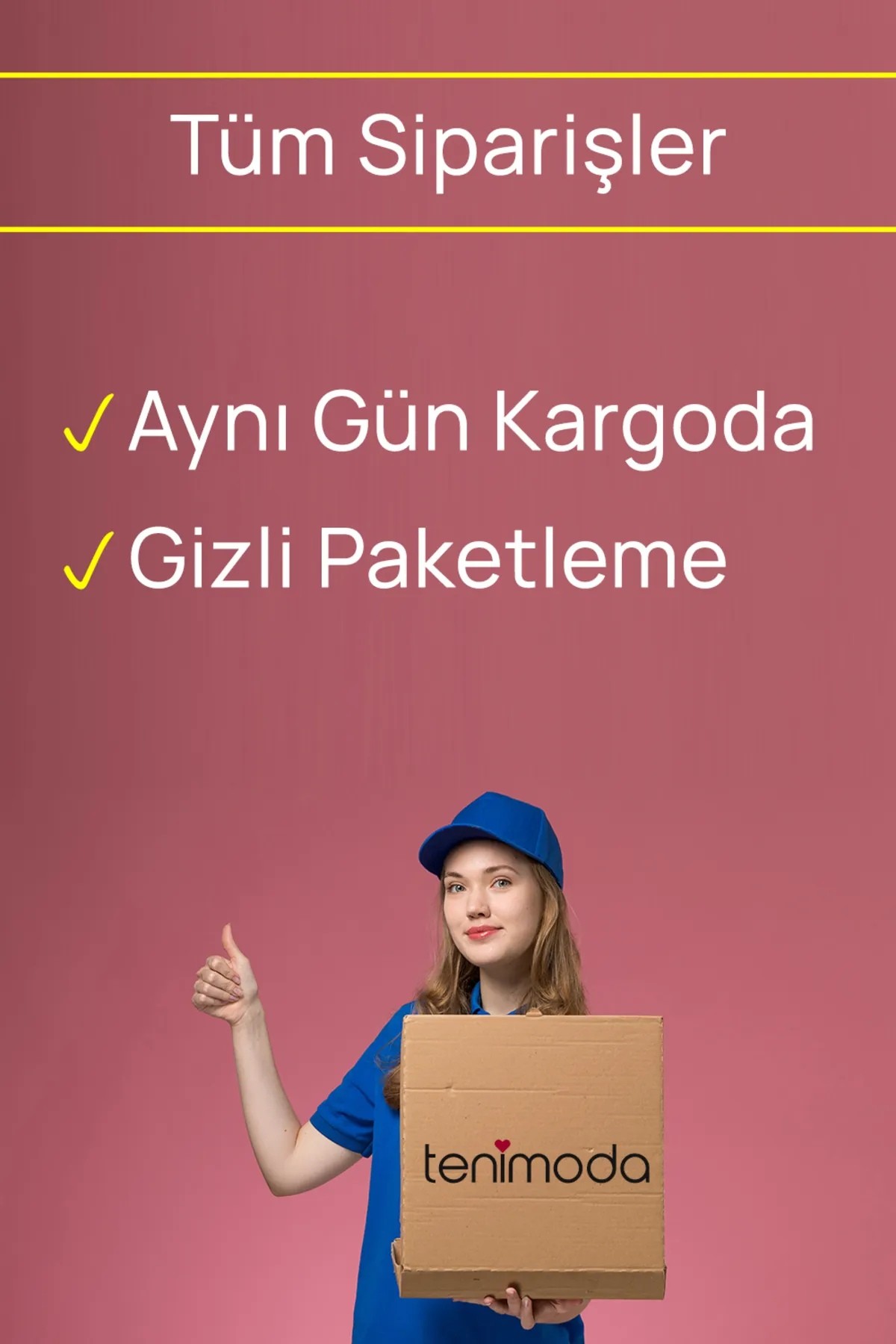 Büyük Kırmızı Kalp Desenli Siyah Saten Gecelik