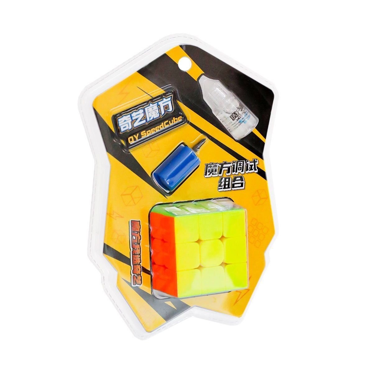 31021 Qy 3x3 Speed Küp Kartela Seti Yağ+tornavida