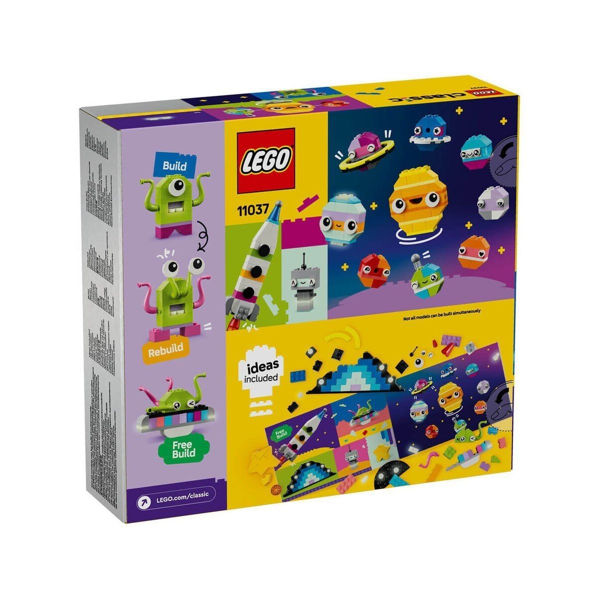 11037 Lego® Classic Yaratıcı Uzay Gezegenleri 450 Parça +5 Yaş