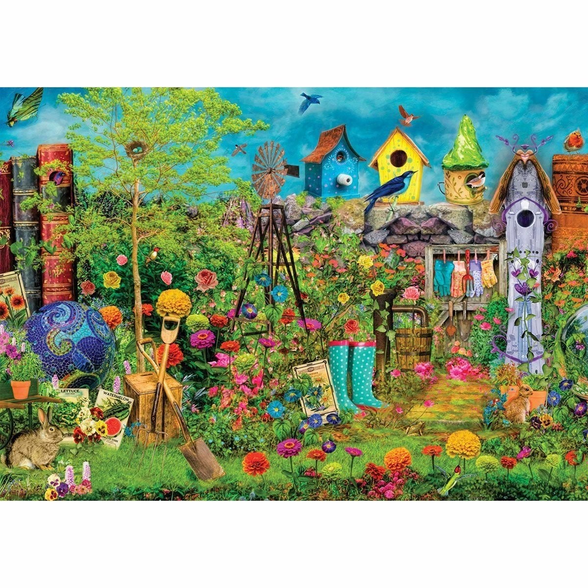 22009 Yaz Bahçesi Aimee Stewart 1500 Parça Art Gallery Puzzle -ks Puzzle