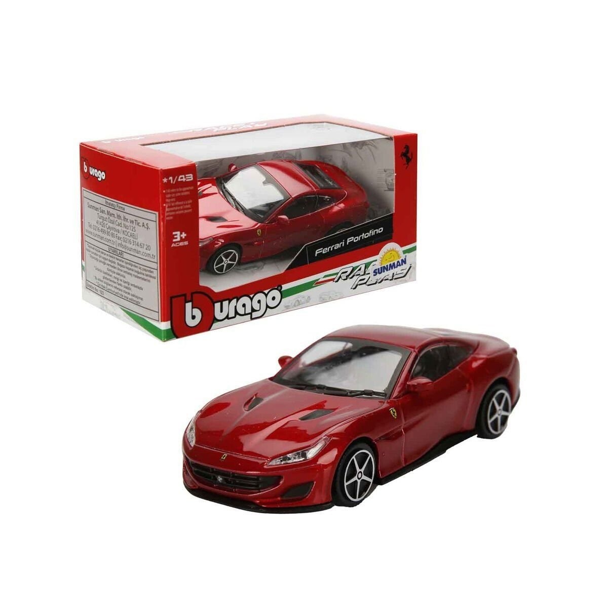 36000 Burago Race Play 1:43 Model Arabalar -sunman