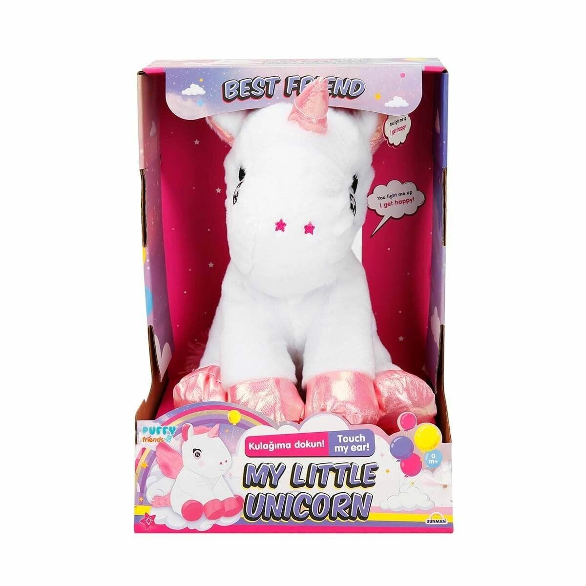 3378 My Little Unicorn Işıklı Peluş -sunman
