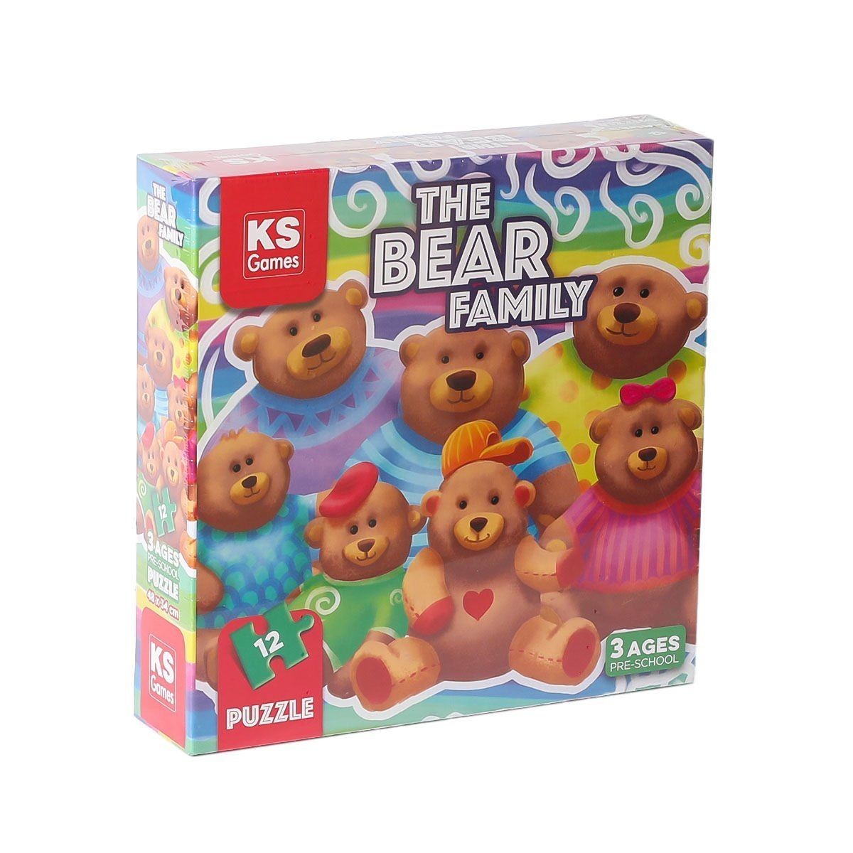 Prs 32705 The Bear Family Pre School Puzzle -kspuzzle