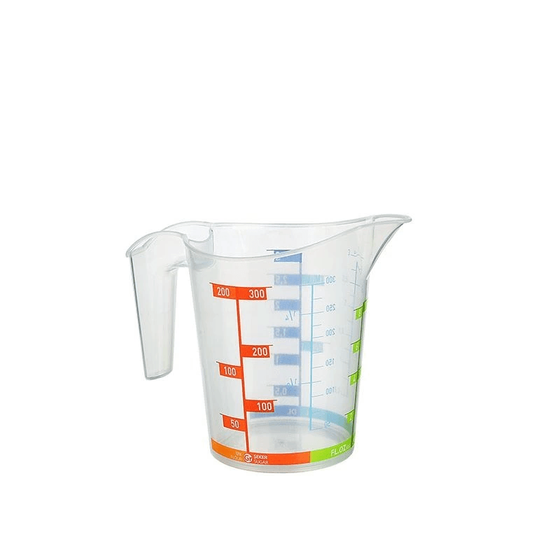 Ölçü Kabı Dereceli Renkli 1000 Ml + 300 Ml Set