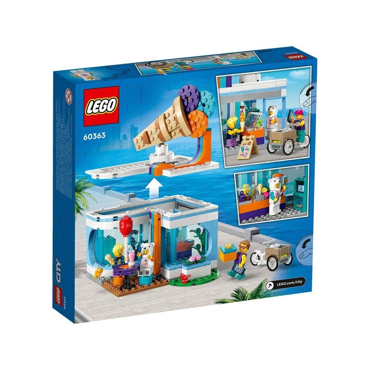 60363 Lego® City - Dondurma Dükkanı 296 Parça +6 Yaş