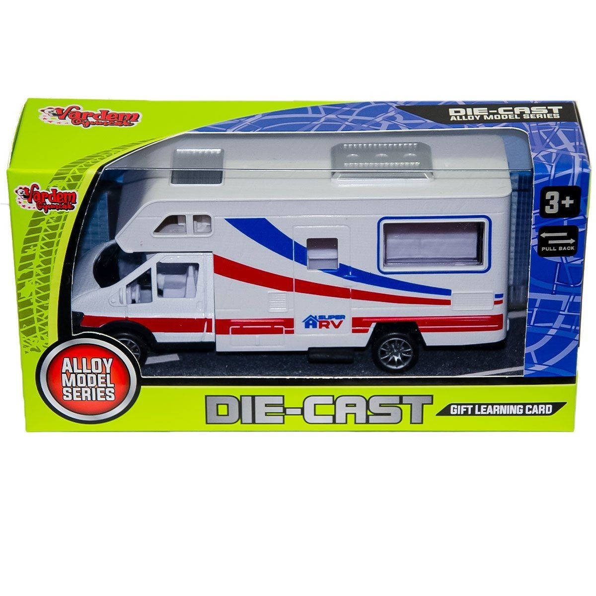 Xfd889-311 Kutulu Çek Bırak Die-cast Karavan - Vardem Oyuncak