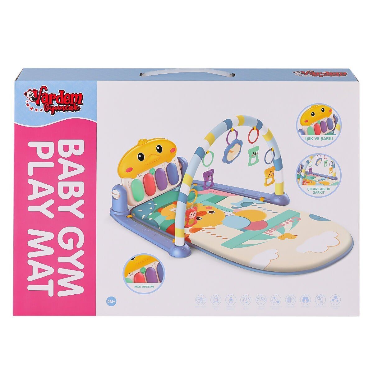 Bıb-698-93-94 Pianolu Ördek Bebek Oyun Halısı