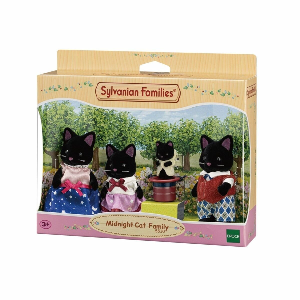5530 Sylvanian Families Kara Kedi Ailesi +3 Yaş