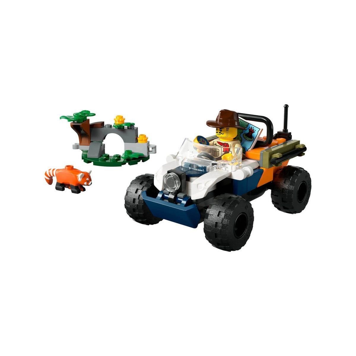 60424 Lego City Orman Kaşifinin Atvli Kırmızı Panda Görevi 92 Parça +6 Yaş