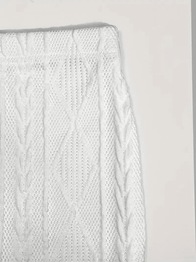 Kadın Kolsuz Mini Erer Crop Ikili Triko Takım