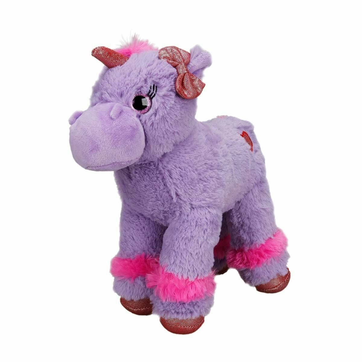 1511 Unicorn Renkli Peluş At 28 Cm