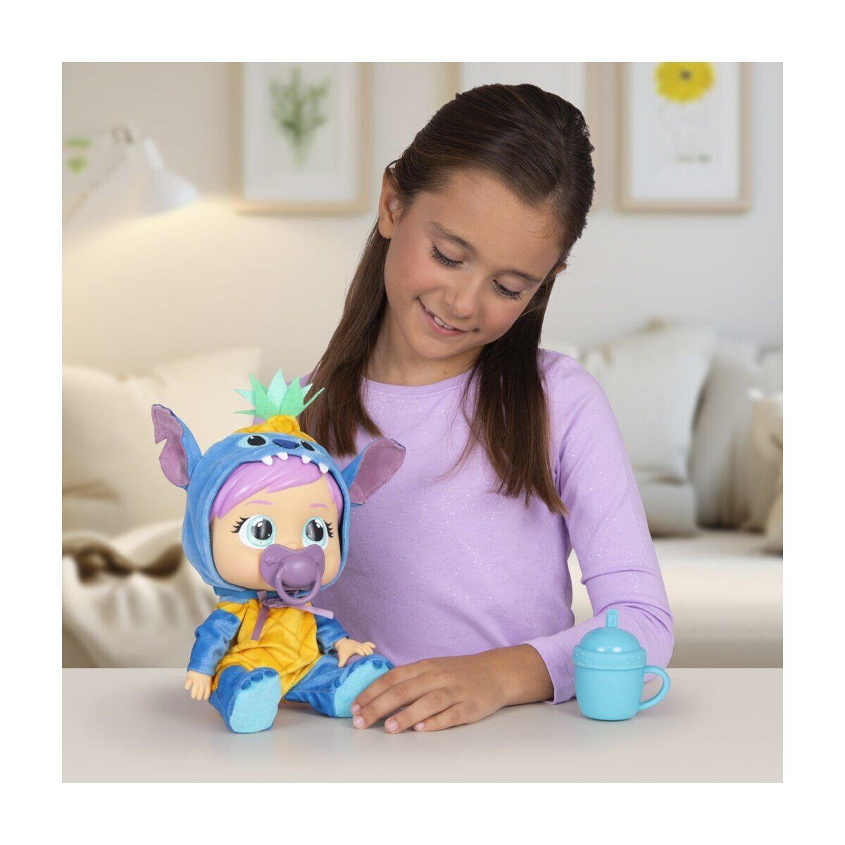 Cyb70000 Cry Babies Love And Care Stitch Kostümlü Bebek