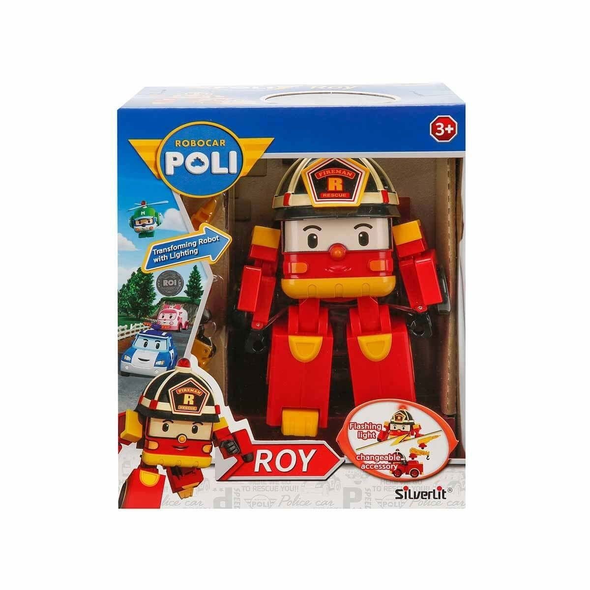 Polı 83093 Robocar Poli Işıklı Dönüşen Figür Roy