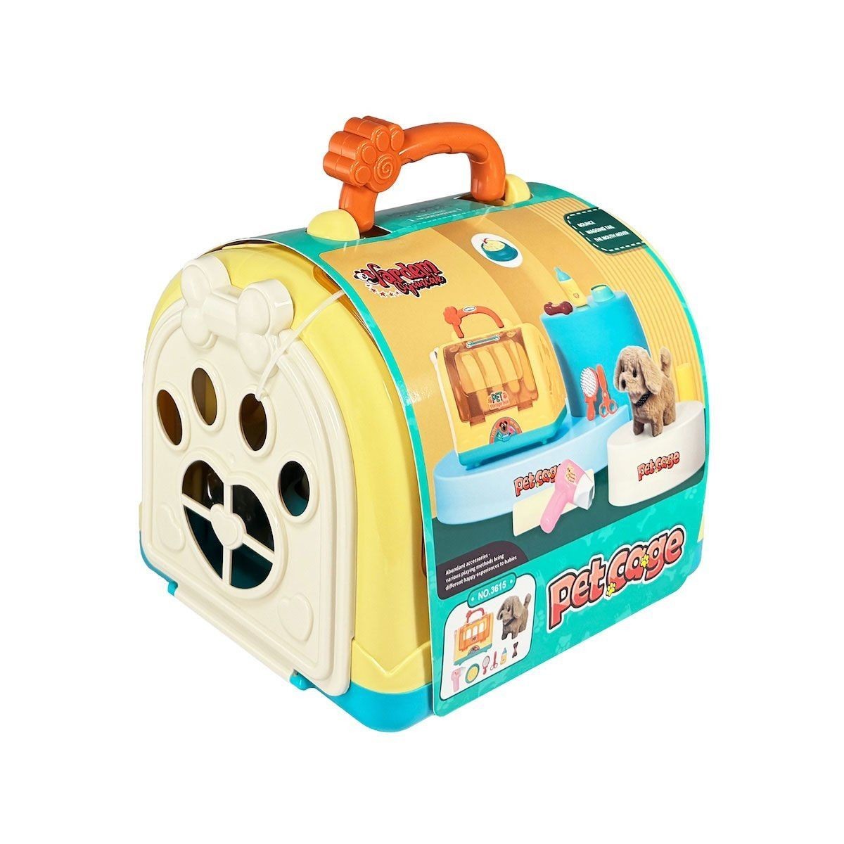 Jnd-3615 Taşıma Çantalı Hareketli Pilli Köpek Set (pet Shop) -vardem Oyuncak