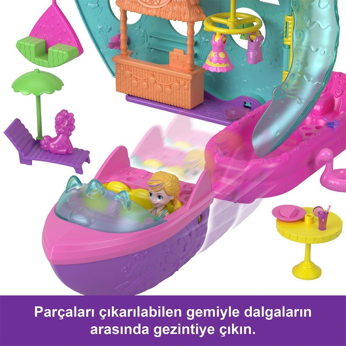 Hwp26 Polly Pocket Unicorn Bot Oyun Seti