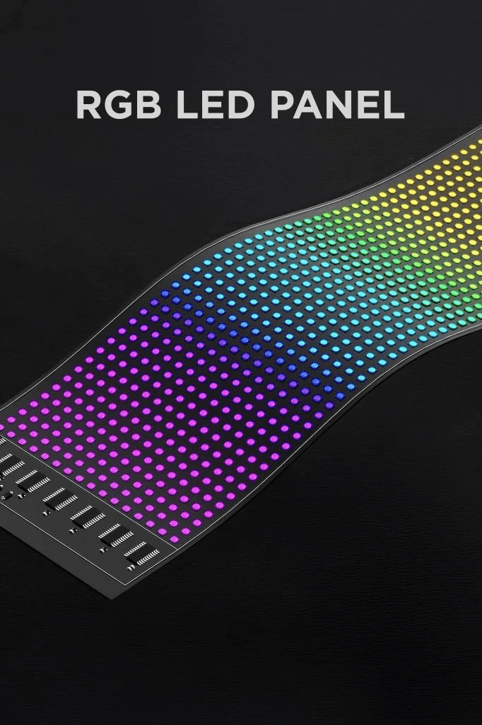 Rp1259 Led Matrix Panel 16x96cm Telefon Kontrollü Kayar Led Animasyon Aydınlatma