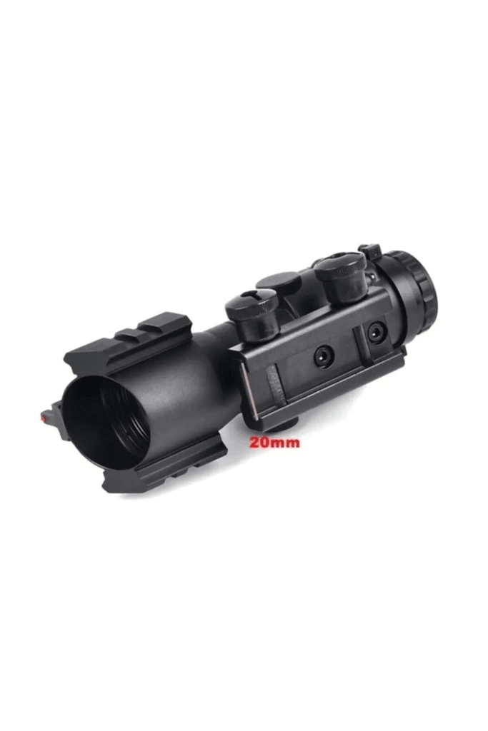 Spıke 4x32 Kırmızı Işıklı Tüfek Dürbünü 4x32