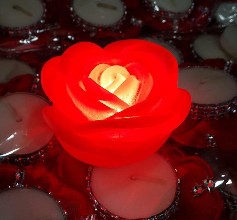 Led Işıklı Gül Romantik Gül