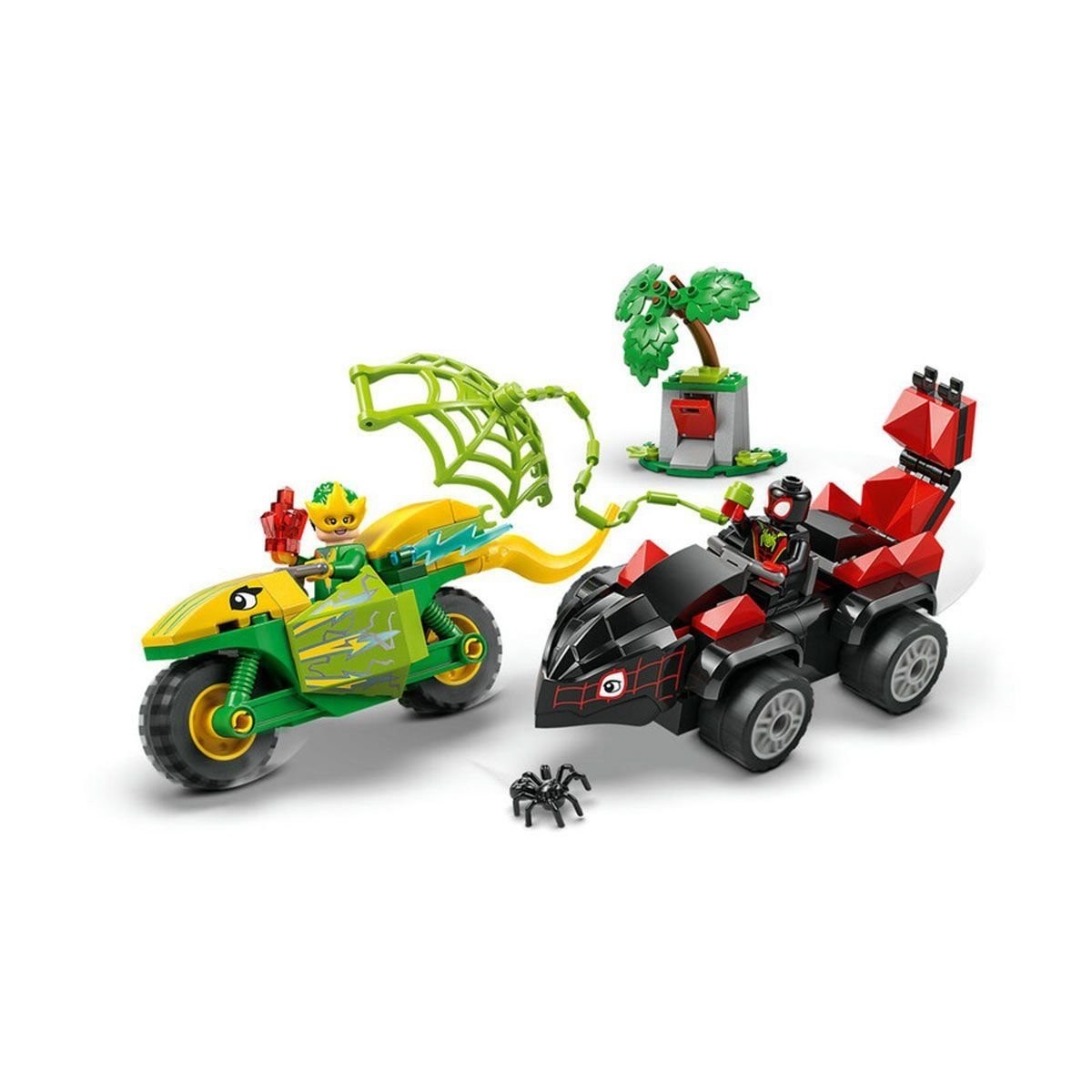 11198 Lego Marvel Spidey - Spin Ve Electro Dinozor Aracı Takibi 124 Parça +4 Yaş