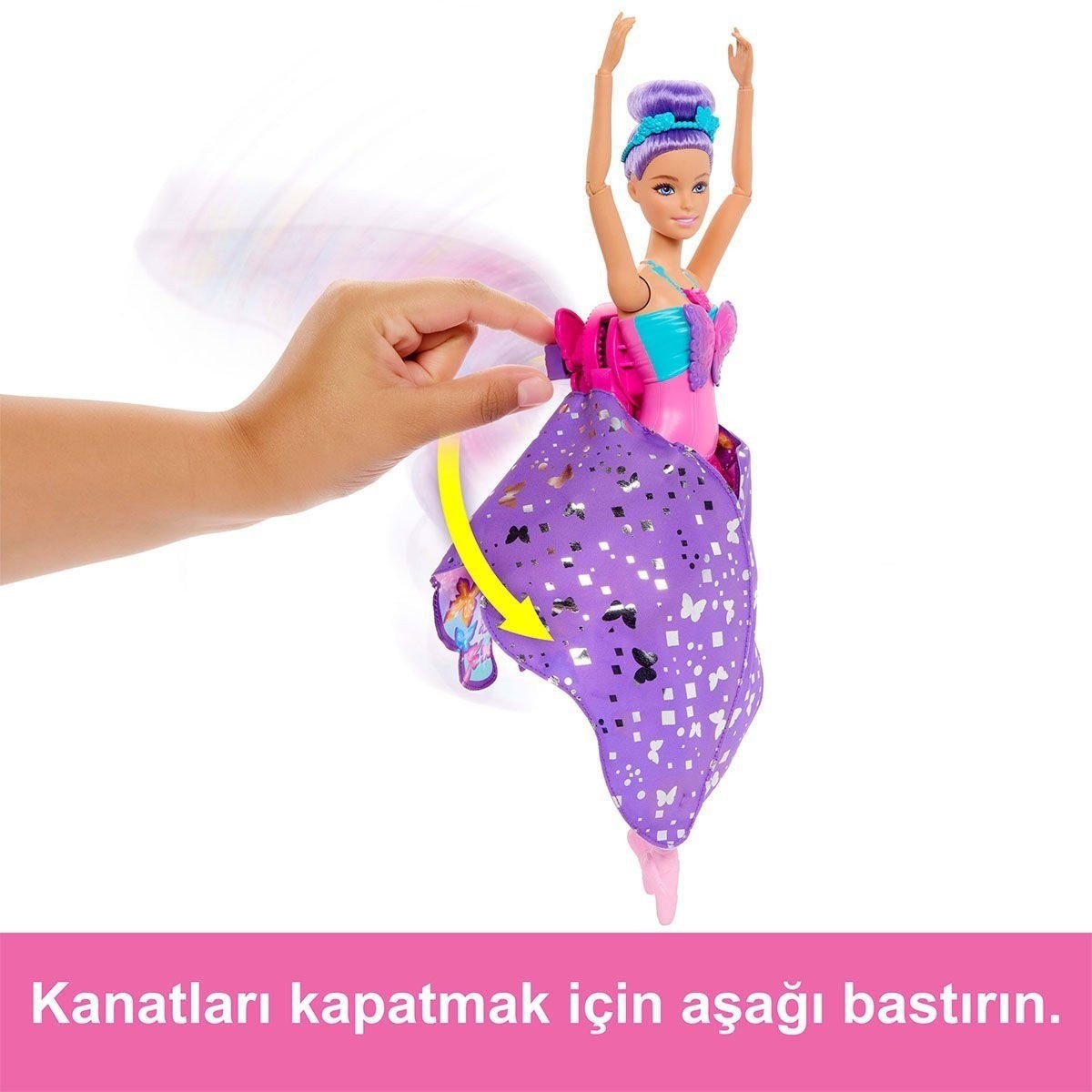 Hxj10 Barbie Kelebek Dansçı Bebek