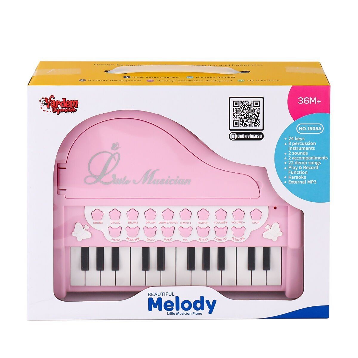 Bao-1505a Mikrofonlu Mini Piano 24 Tuş Mp3 Çalar