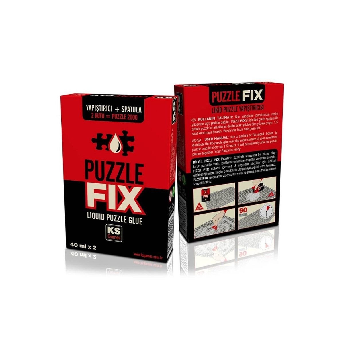 228 Ks Puzzle Fix Yapıştırıcı + Spatula