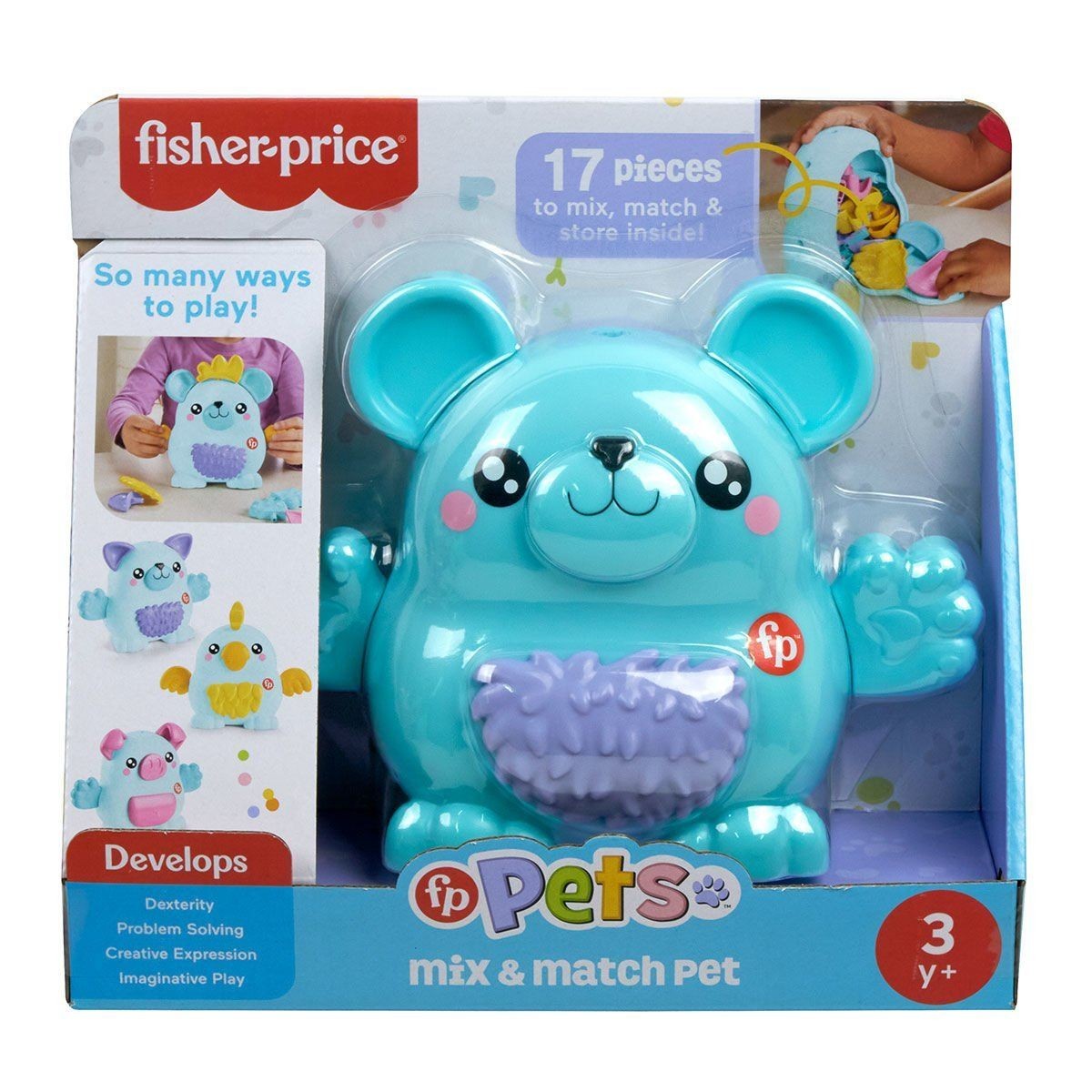 Hxp18 Fisher-price Karıştır Ve Eşleştir Hayvan Dostları