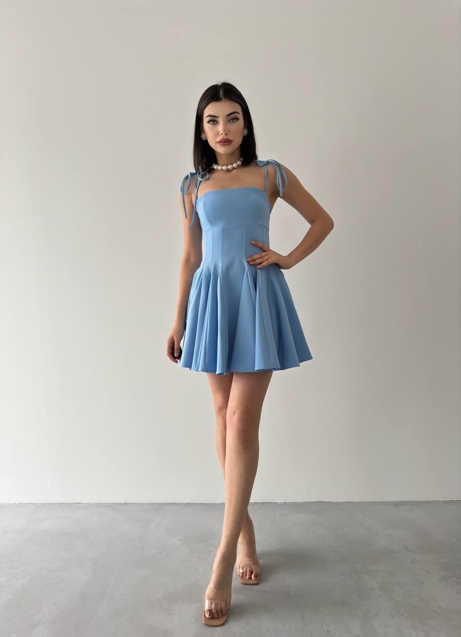 Clara Askılı Mini Elbise