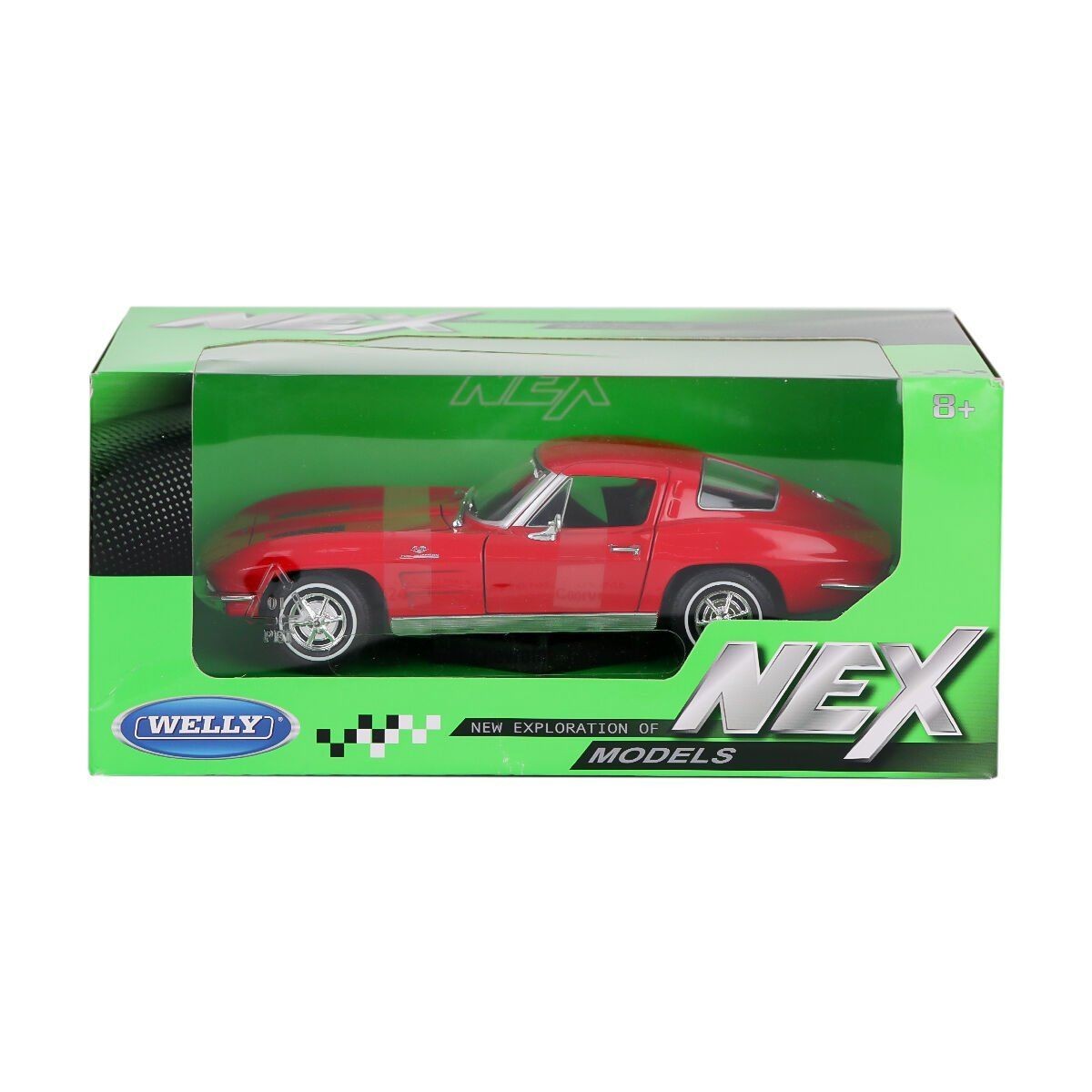24073 Welly Chevrolet Corvette 1963 1:24 -karsan Oyuncak