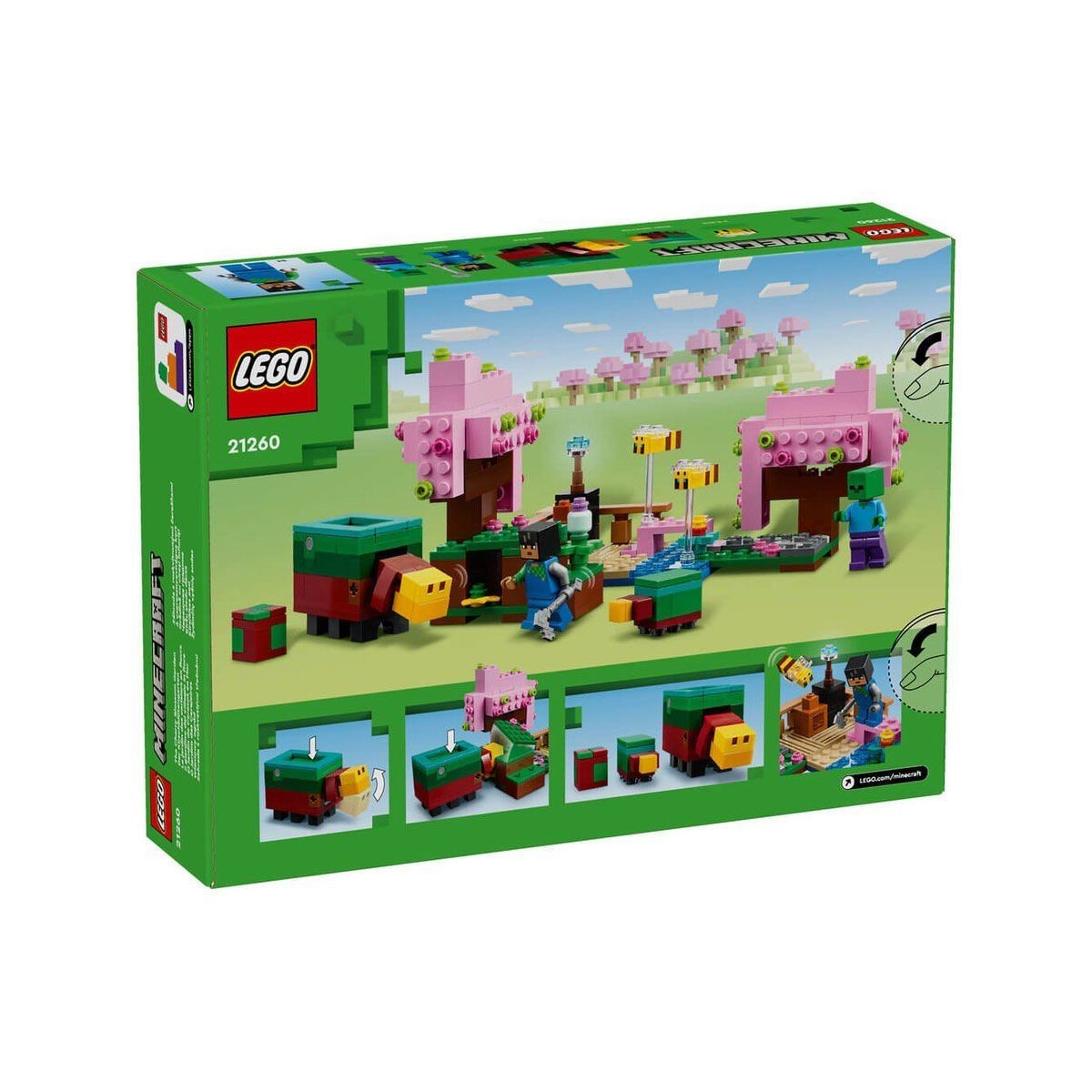21260 Lego Minecraft Kiraz Çiçeği Bahçesi 304 Parça +8 Yaş