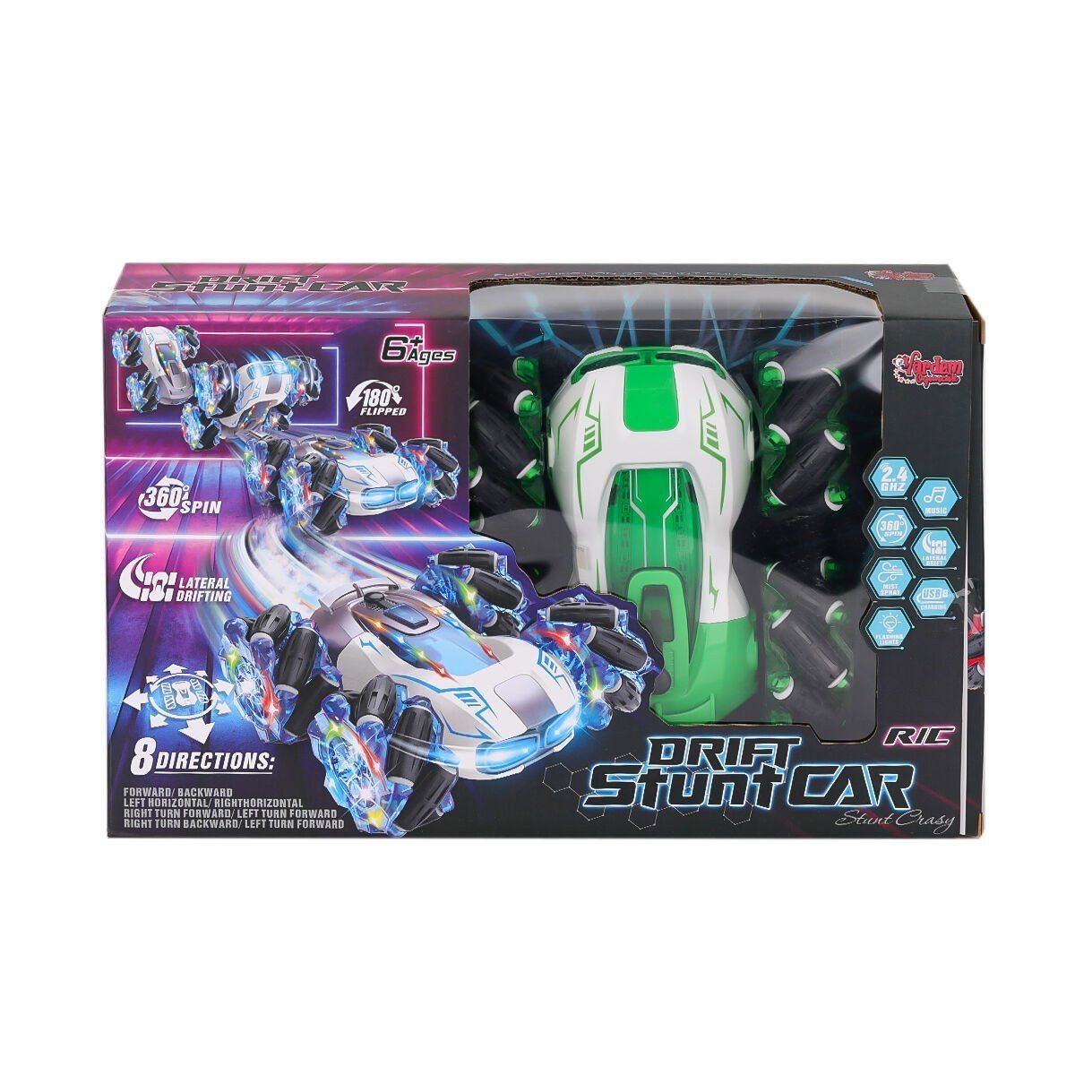 Hg4-33 Kumandalı Müzikli Işıklı Drift Stuntu Akrobat Araba -vardem