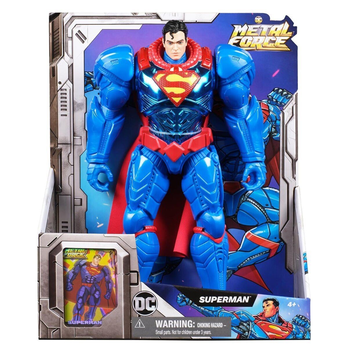 Spm-6072667 12 Xl Metal Force Heroes Superman