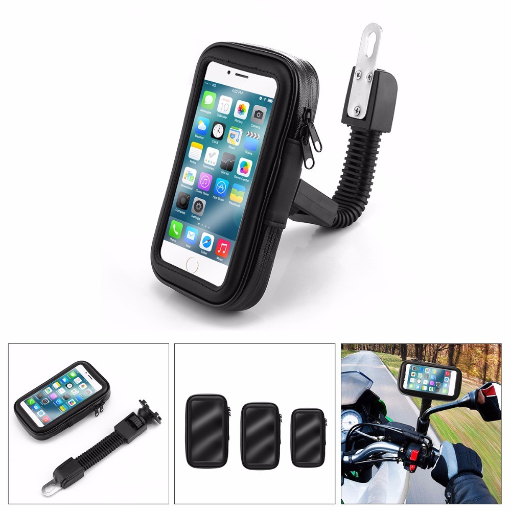 Bisiklet Ve Motosiklet Su Geçirmez Telefon Tutucu 6.2&quot;