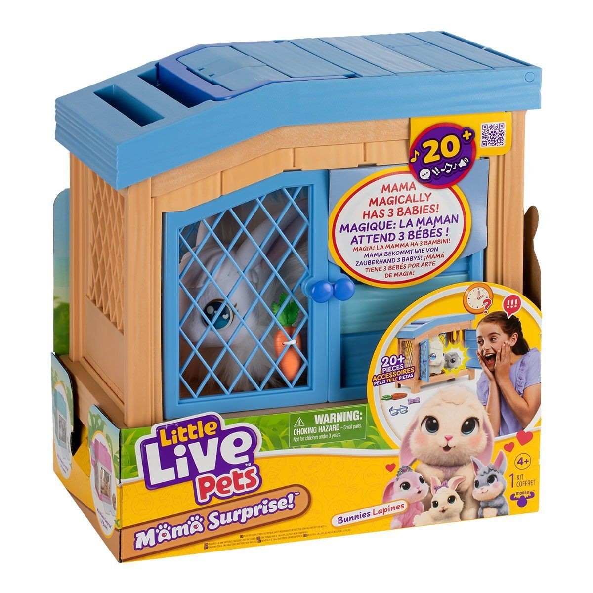 Lp303000 Little Live Pets Anne Tavşan Ve Yavruları Oyun Seti - 26593