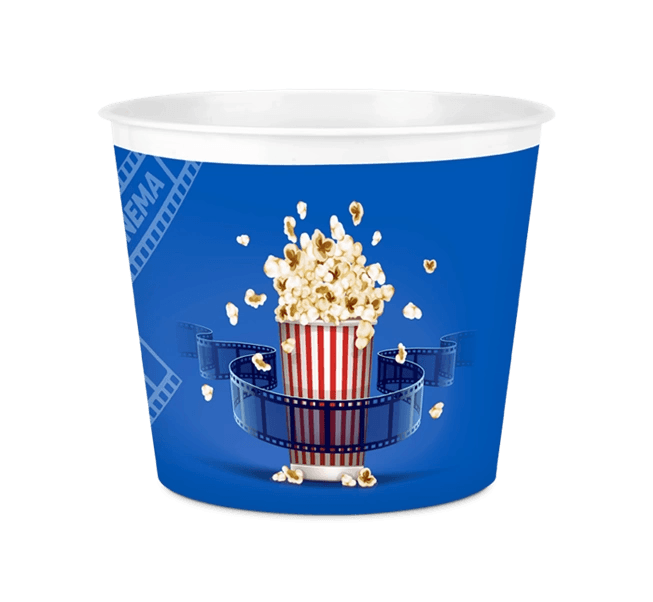 Popcorn Mısır Kovası Dekoratif - Dev Boy