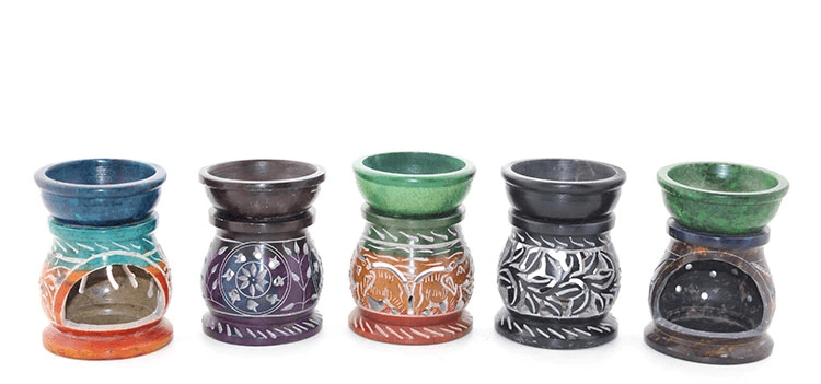 Obsidian Taşı Buhurdanlık Ksk2232
