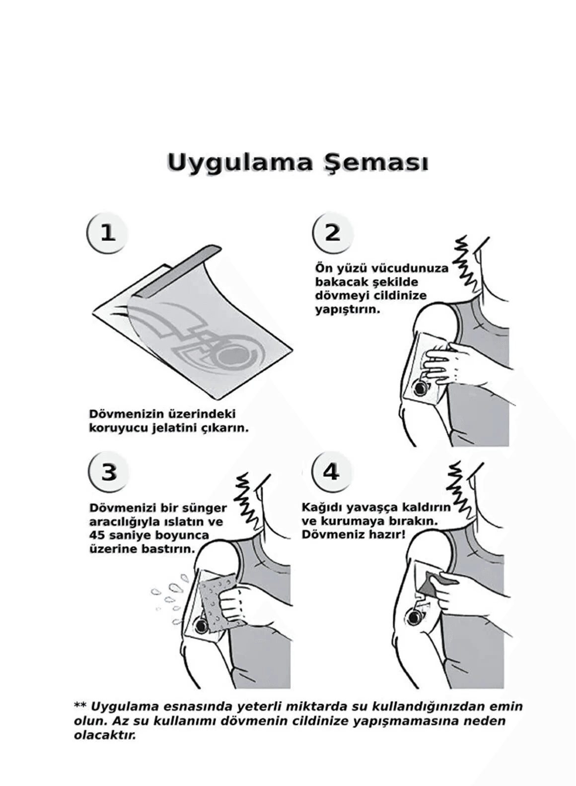 Yılanlı Kartal Geçici Dövme Şablonu