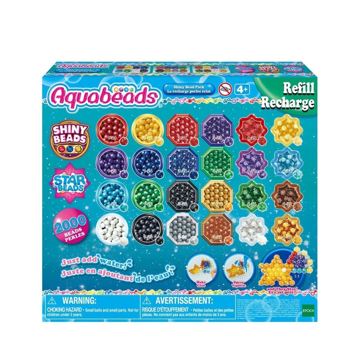 31995 Aquabeads Parlak Boncuk Paketi (yedek Paket) 2000 Parça +4 Yaş