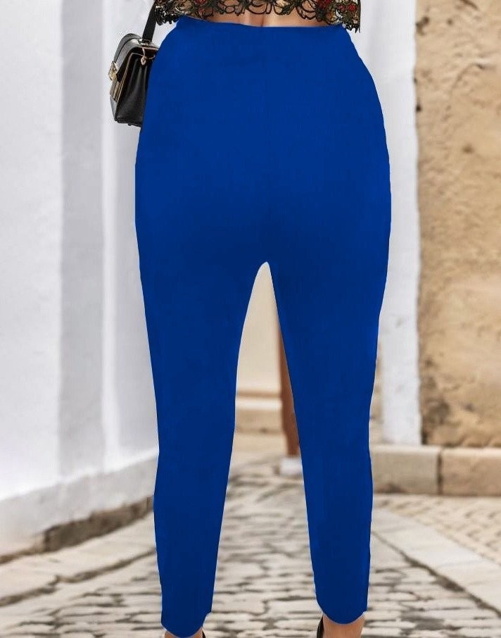 Kadın çima Detay Ithal Krep Pantolon