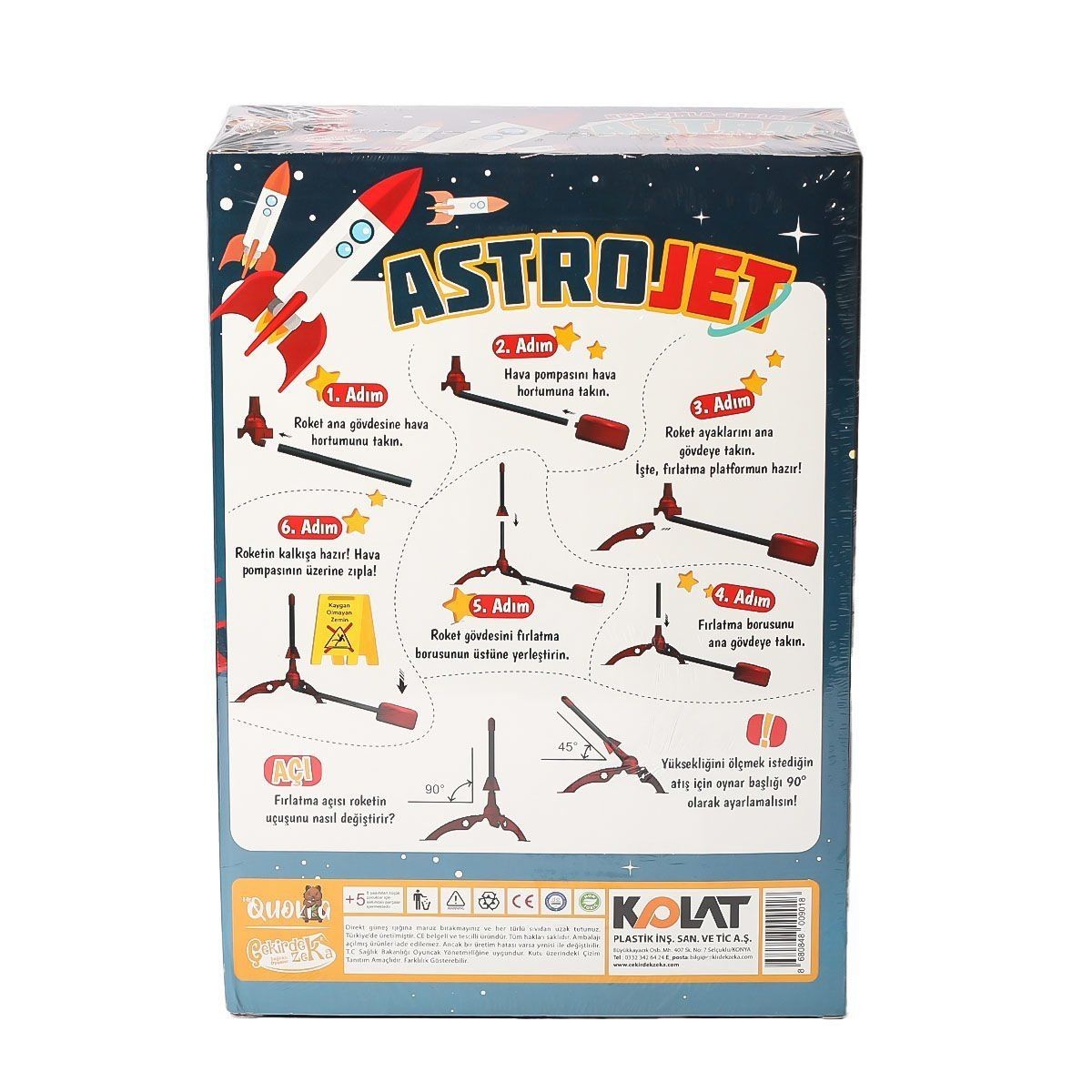 Zk122 Astro Jet Kutu Oyunu -kolat