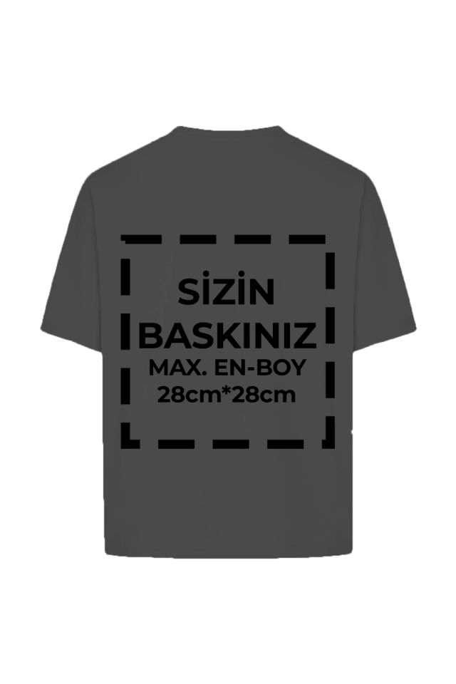 Tişört Tasarla 24/1 Kumaş - Füme