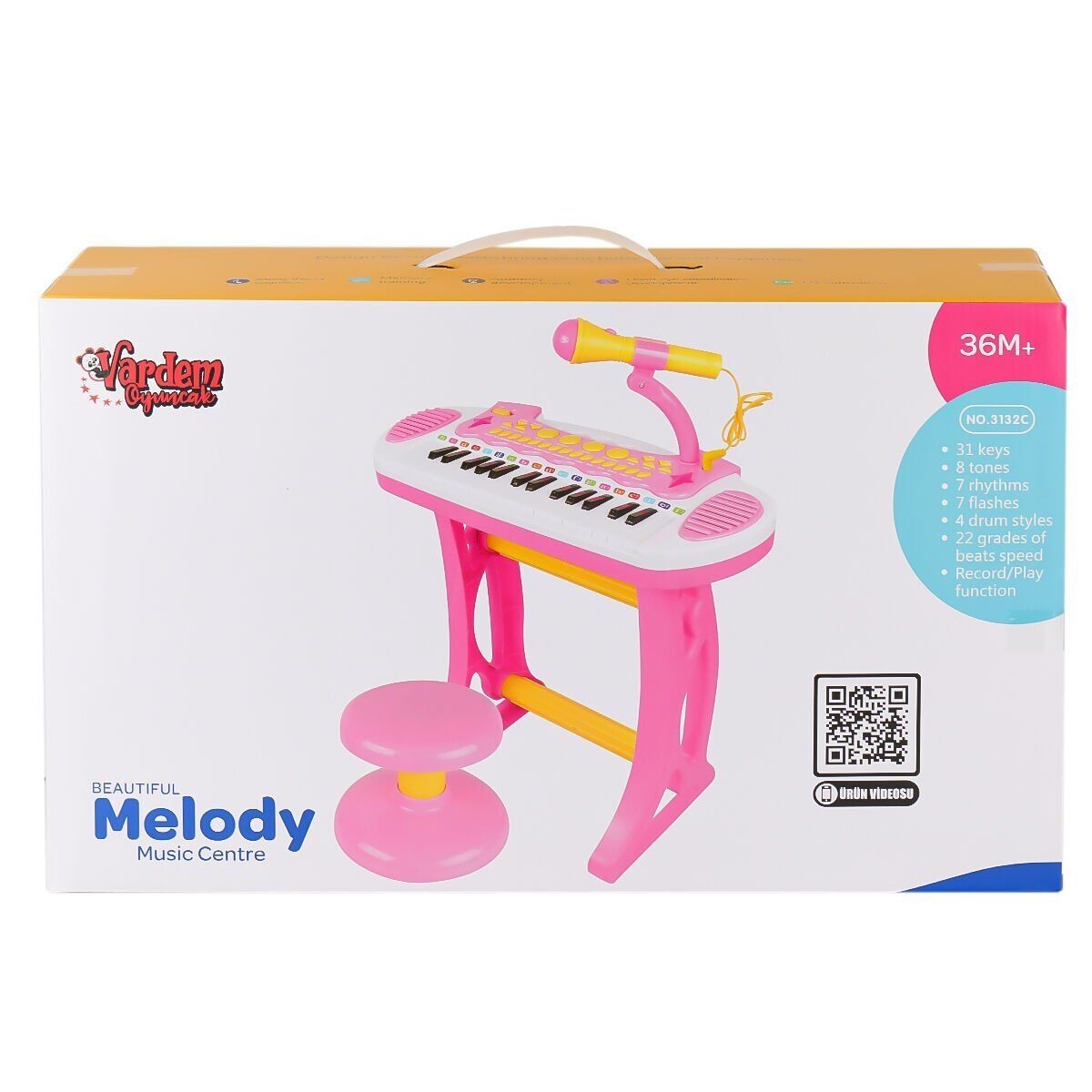Bao-3132c Mini Piano 24 Tuşlu Mp3 Ve Mikrofon