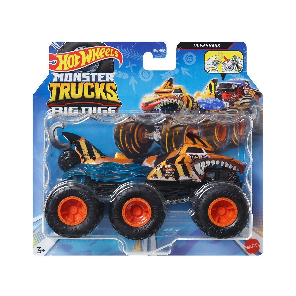 Hwn86 Hot Wheels Monster Trucks 1:64 Çekici Arabalar