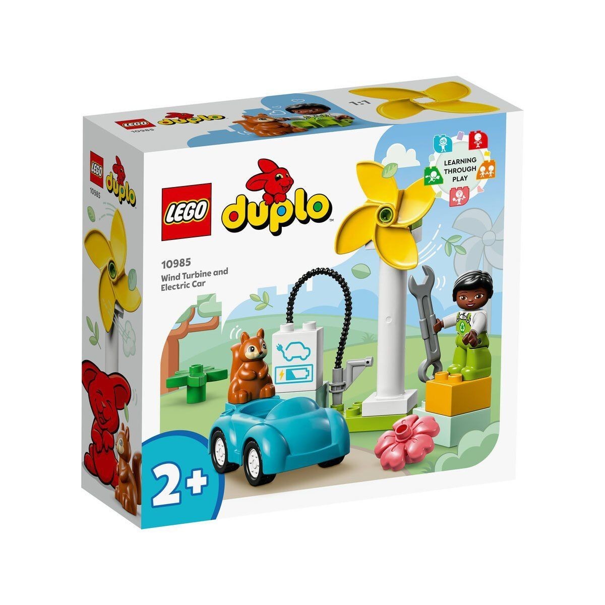 10985 Lego® Duplo® Rüzgar Türbini Ve Elektrikli Araba 16 Parça +2 Yaş