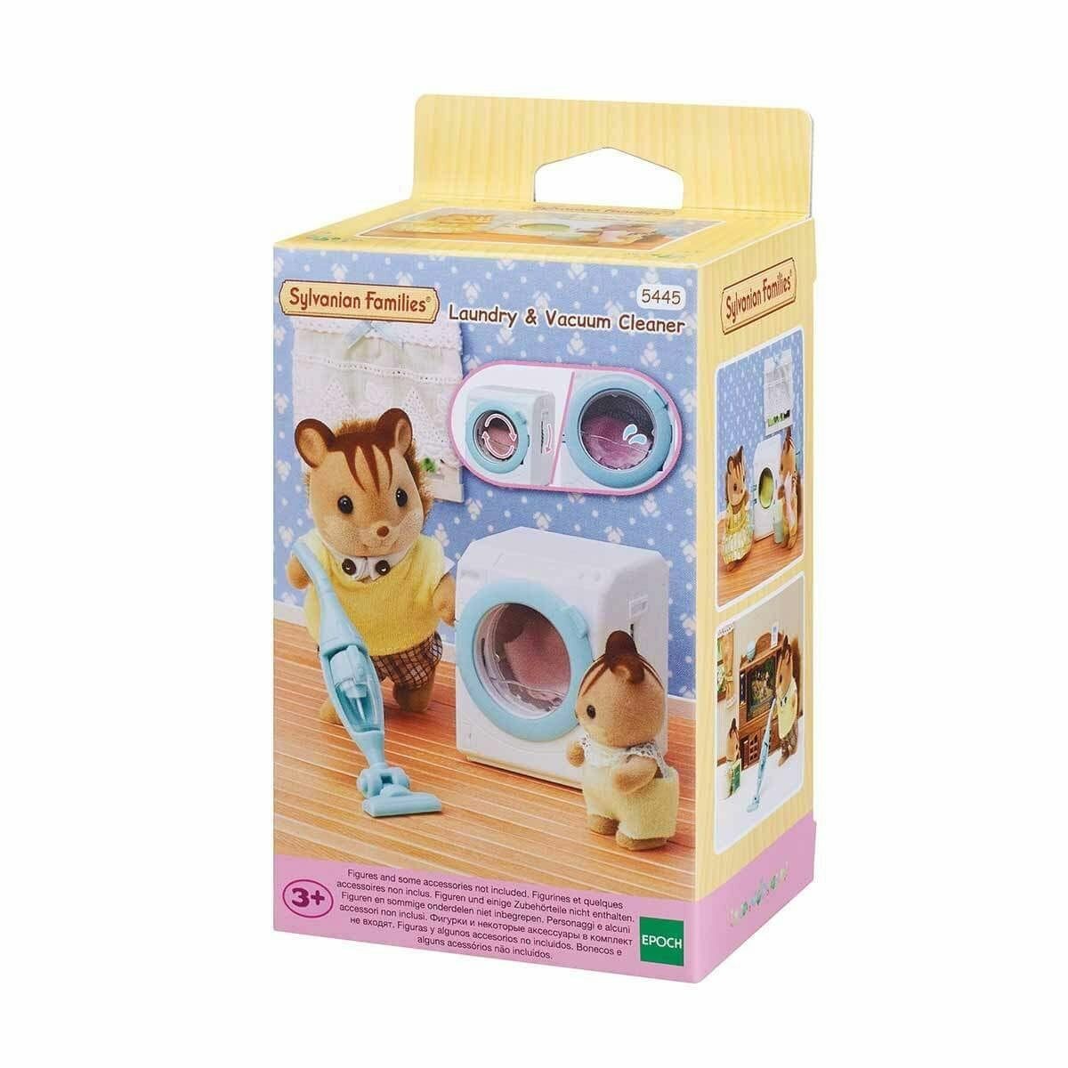 5445 Sylvanian Families Çamaşır Makinesi Ve Süpürge +3 Yaş Figür Dahil Değil