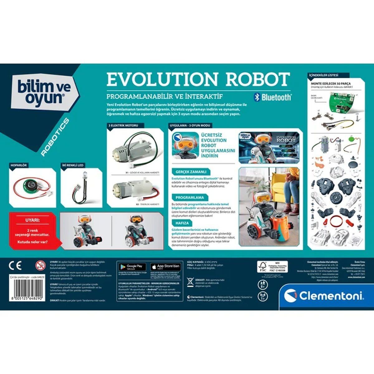 64829 Robotik Laboratuvarı - Evolution Robot +8 Yaş