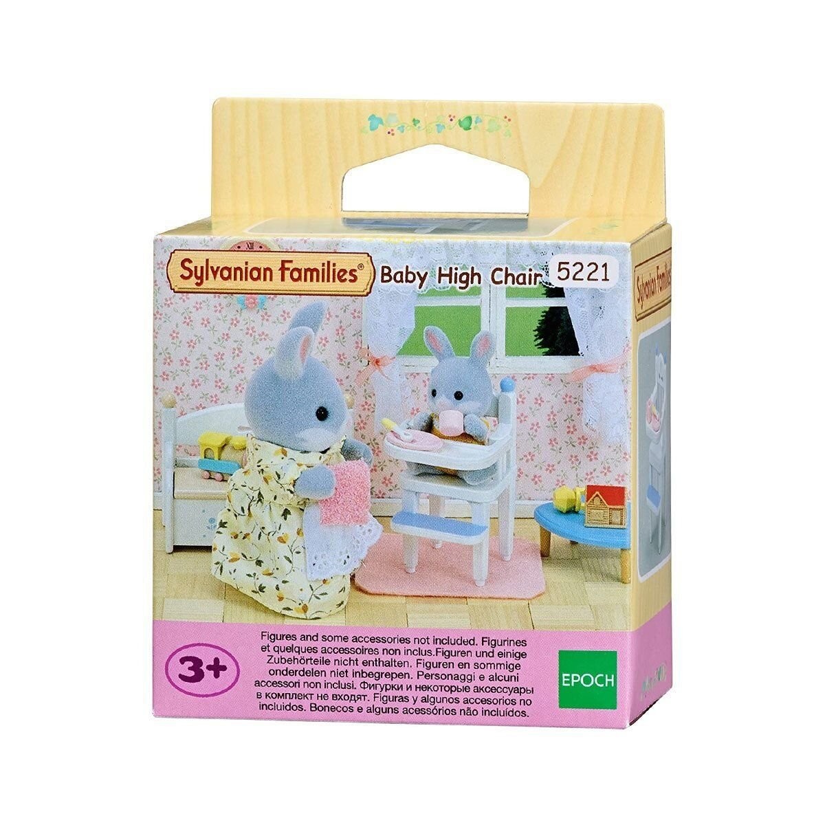 5221 Sylvanian Families, Bebek Mama Sandalyesi, Figürler Ayrı Satılır +3 Yaş